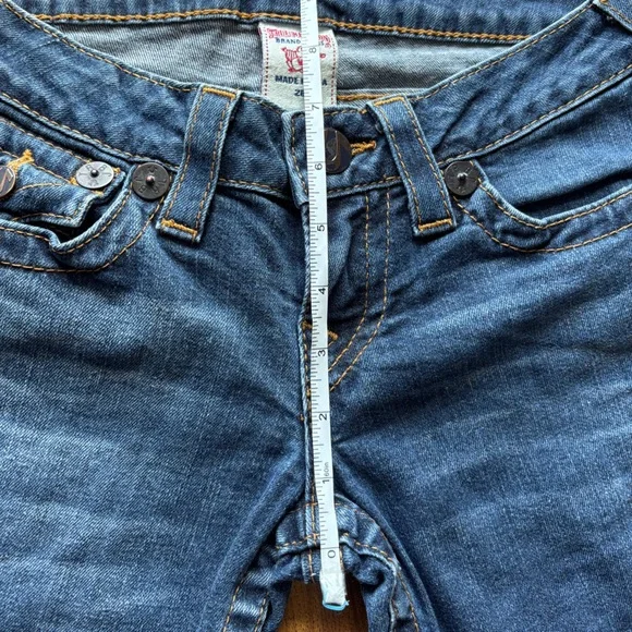 Y2K True Religion Low Rise Jeans | Size 26 - Picture 14 of 15